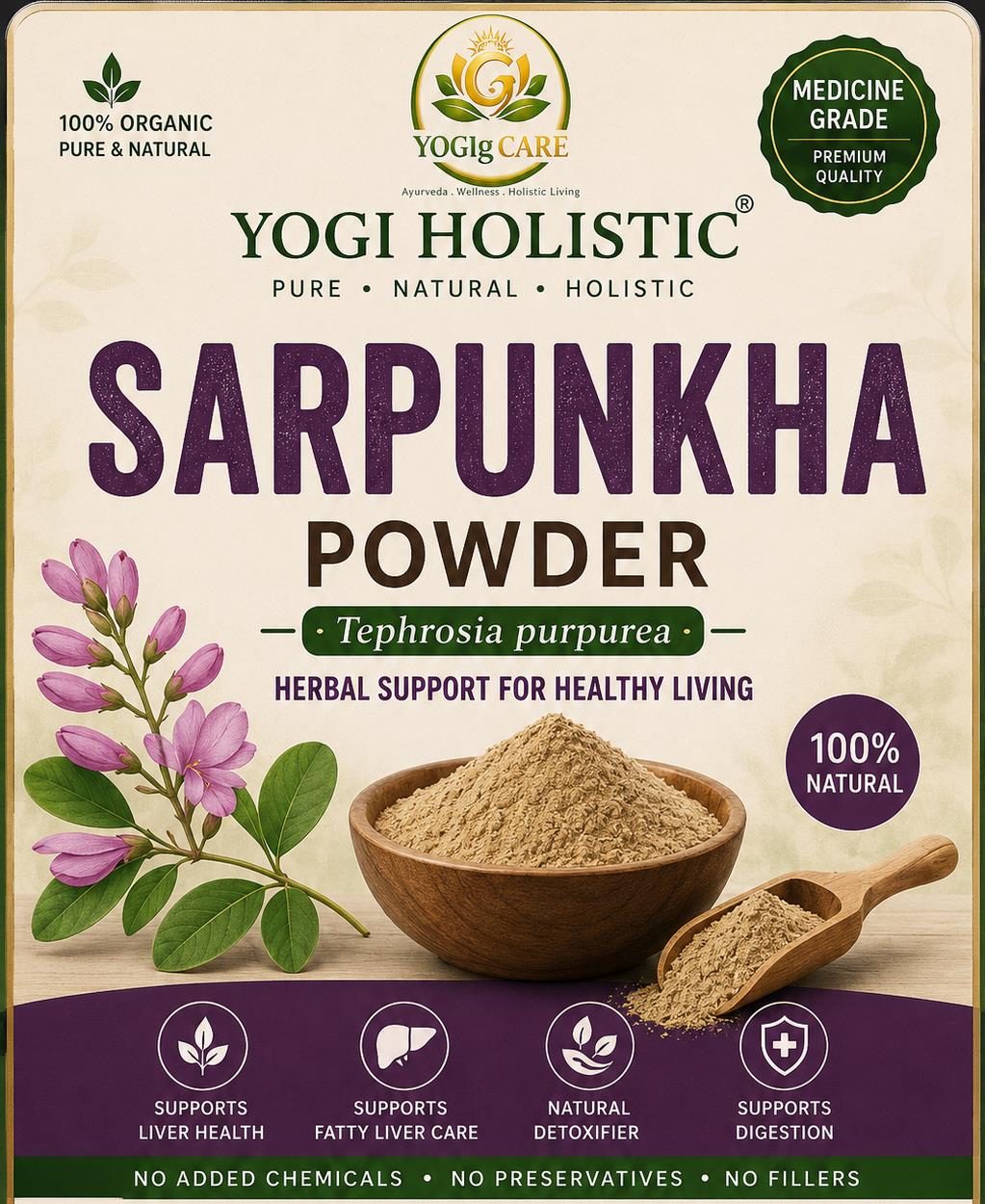 Tephrosia purpurea (Sarpunkha) Herb herbal product | GoBapu